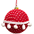 Bolas de Natal de Crochê Vermelha com branco 10cm Jogo com 4Un Trend Vintage - Bolas Natalinas - Ref 1923288 Cromusxx - Imagem 8