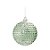 Bolas de Natal Verde Candy com Glitter 10cm Jogo com 4Un - Bolas Natalinas - Ref 1592432 Cromus - Imagem 1
