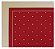 Guardanapo de Papel Decorado Vermelho Poá Dourado 32,5x32,5 com 20 Folhas - Ref 1021874 Cromus - Imagem 1