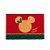 Tapete Capacho Mickey Multicolorido 60x40cm - Natal Disney - Ref 1595142 Cromus - Imagem 1