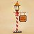 Poste de Metal com Led Merry Christmas 51x25cm - Wonderland - Ref 1209350 Cromus - Imagem 2