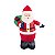 Boneco Inflável Papai Noel com Saco de Presentes 120cm Bivolt - Ref 1470959 Cromus - Imagem 1