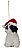 Enfeite Cachorro de Pendurar com Gorro 12cm - Natal Pet Mania - Ref 1014117Pet1 Cromus - Imagem 1