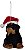 Enfeite Cachorro de Pendurar com Gorro 12cm - Natal Pet Mania - Ref 1014117Pet4 Cromus - Imagem 1