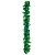 Festão de Natal Aramado Verde com 180 Hastes 2,7mX18cm - Ref 1209907 Cromus - Imagem 1