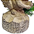 Esquilo de Resina Efeito Amadeirado Sentado no Arbusto com Led 24x21x15cm - Ref 1017976 Cromus - Imagem 5