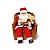 Boneco Papai Noel Sentado no Sofá com Lista de Presentes, com Som e Movimento 3AA - Coleção Noeis - Ref 1360352 Cromus - Imagem 1