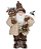 Boneco Papai Noel em Pé com Casaco de Pelo Segurando Machado 60cm - Coleção Noeis - Ref 1017097 Cromus - Imagem 1