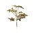 Galho Decorativo Folhas Glitter Nude - Galhos Curtos - Ref 1351905 Cromus - Imagem 1
