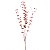 Galho Decorativo de Natal Folhas Rosê 80cm - Galhos Grandes - Ref 1202217 Cromus - Imagem 1