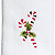 Toalha de Rosto Branca Candy Cane com 2 Unidades 42x70cm - Ref 1202905 Cromus - Imagem 3