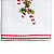 Toalha de Rosto Branca Candy Cane com 2 Unidades 42x70cm - Ref 1202905 Cromus - Imagem 2