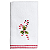 Toalha de Rosto Branca Candy Cane com 2 Unidades 42x70cm - Ref 1202905 Cromus - Imagem 1