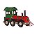 Locomotiva Trem Cachepot de Natal de Metal 20x35x10cm - Coleção Farm House - Ref 1695463 Cromus - Imagem 1