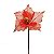 Flor de Natal Poinsetia de Juta Vermelha - Flores Cabo Médio - Ref 1593717 Cromus Natal - Imagem 1