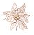 Flor de Natal Poinsetia de Veludo Nude - Flores Cabo Curto - Ref 1024175 Cromus Natal - Imagem 1