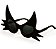 Acessório Óculos Preto Gatinha com 1 Unidade - Ref 29001699 Cromus - Imagem 1