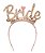Tiara Bride com Glitter Rose Gold - Acessórios - Ref 29003331 Cromus - Imagem 1