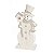 Boneco de Neve com Led e Casa de Passarinhos Branco - Coleção Friends - Ref 1204908 Cromus - Imagem 1