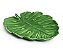 Prato Bandeja Folha Costela de Adão Verde de Cerâmica - Coleção Tropical - Ref 1821939 Cromus - Imagem 1