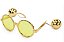 Acessório Óculos Brinco Globo Dourado com 1 Unidade - Ref 29004302 Cromus - Imagem 1