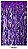 Cortina Decorativa Espiral 2x1mts Roxo - CCS Decorações - Imagem 1