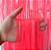 Cortina Decorativa Neon Rosa 1x2m - CCS Decorações - Imagem 1