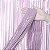 Cortina Decorativa Fosca 2x1mts Lilas Claro - CCS Decorações - Imagem 1