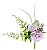 Pick 2 Rosas Lilas com Folhagens - Coleção Mini Bouquet - Ref 1823738 Cromus - Imagem 1