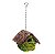 Casinha Decorativa de Rattan com Musgo 25x25x25cm - Coleção Rustic - Ref 1826079 Cromus - Imagem 1