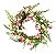 Guirlanda Decorativa de Páscoa com Flores, Ovos e Galhos Rosa 50cm - Coleção Fondant - Ref 1820544 Cromus - Imagem 1