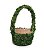 Cesta Decorativa Redonda de Musgo Natural com Alça 30x15x15cm - Coleção Moss - Ref 1827059 Cromus - Imagem 1