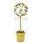 Topiaria de Resina Guirlanda com Coelho e Ovos 33x12x9cm - Coleção Color Baby - Ref 1014719 Cromus - Imagem 1