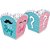 Cachepot de Papel Decorado Pequeno Chá Revelação 04 un.- Ref 116468.6 Regina - Imagem 1