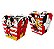 Cachepot de Papel Decorado Festa Mickey Mouse Pequeno com 4 Unidades - Ref 117401.0 Regina - Imagem 1