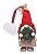 Boneco Kringle Gnomo com Guirlanda 40x15x14cm - Coleção Michigan - Ref 1014148G Crromus - Imagem 1