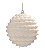 Bolas de Natal Branca Flocada 10cm Jogo com 4 Un - Trend Candy - Ref 1592594 Cromus - Imagem 1