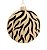 Bolas de Vidro Zebra Branco e Preto cm com 2 Un - Ref 1211412 Cromus - Imagem 1