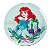 Sousplat Princesa Ariel 33cm com 1 Unidade - Princesas - Ref 1022128 Cromus - Imagem 1