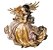 Anjo de Tecido com Harpa Na Mão 40x40x10cm - Sagrada Familia - Ref 1590515 Cromus - Imagem 1