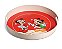 Bandeja Redonda Com Alças Mickey e Minnie 40x40x5cm - Natal Disney - Ref 1594714 Cromus - Imagem 1