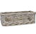 Trio Mini Garrafas de Vidro 230ML com Cesta Branca Corações - Ref 1417446 Cromus - Imagem 2