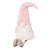 Boneco Kringle Gnomo Sentado com Roupa Rosa Perna Longa 28x16x30cm - Ref 1203306 Cromus - Imagem 1