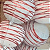 Bolas de Natal Branca com Listras Vermelha 8cm Jogo com 6Un - Bolas Natalinas - Ref 1020172 Cromus - Imagem 3