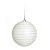 Bolas de Natal Glitter Branco 8cm Jogo com 6 Unidades - Ref 1923734 Cromus - Imagem 1