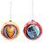 Bolas de Natal Avengers Herois Sortida 10cm Jogo com 2 Unidades - Natal Marvel - Ref 1118114 Cromus - Imagem 1