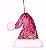 Enfeite Pendurar Gorro Noel Pink 15x16x5cm - Ref 1016521 Cromus - Imagem 1