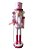 Soldado de Chumbo Branco e Rosa 35cm - Quebra Nozes - Ref 1022052 Cromus - Imagem 1