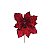 Flor de Natal Poinsetia de Veludo Vermelho - Flores Cabo Curto - Ref 1920479 Cromus Natal - Imagem 1