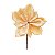 Flor de Natal Magnólia Veludo Nude Creme - Flores Cabo Curto - Ref 1922731 Cromus - Imagem 1